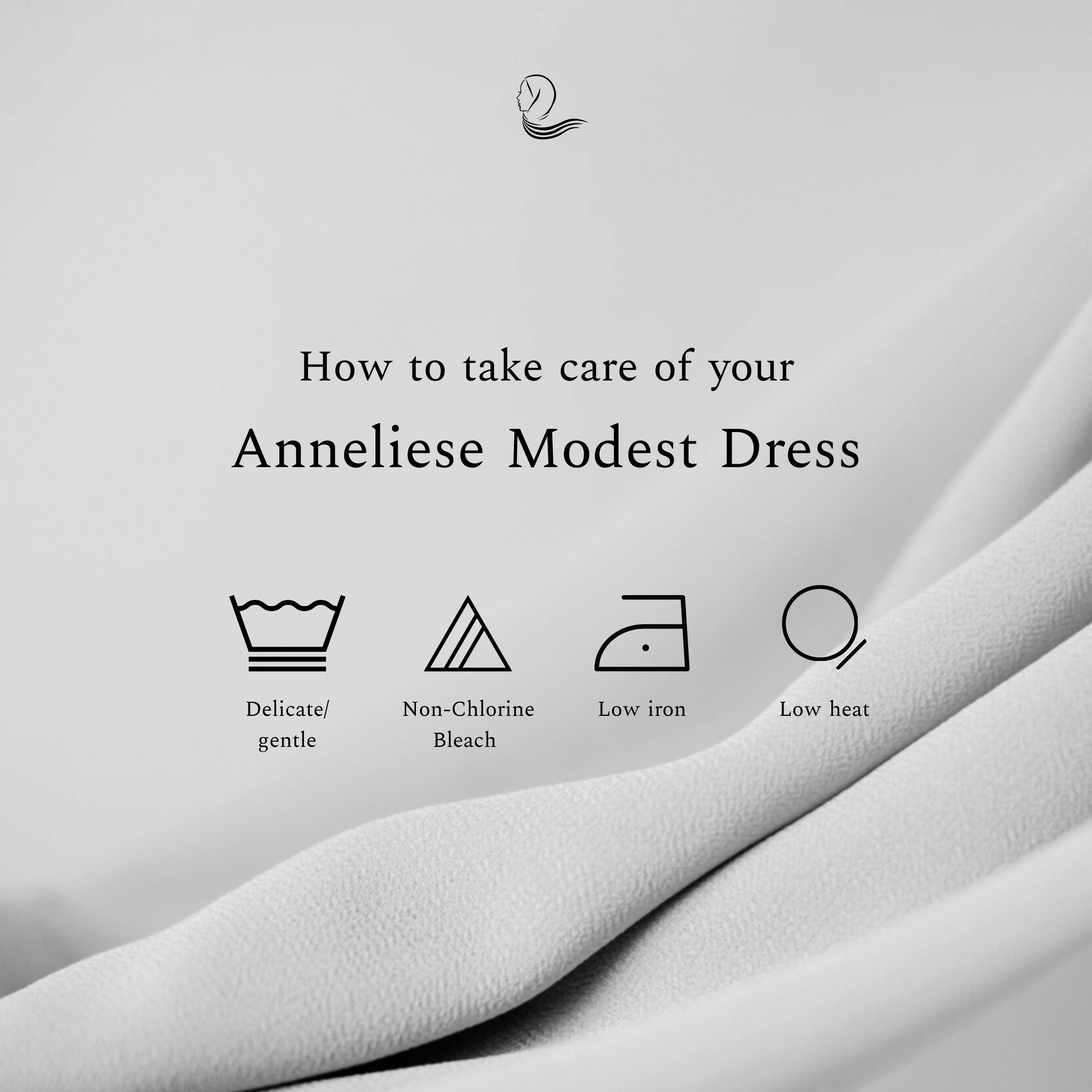 Anneliese Modest Girls Chiffon Dress set